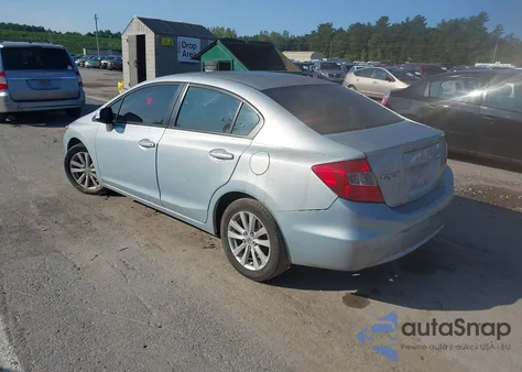 2012 Honda Civic Ex z USA, uszkodzony, nr VIN 2HGFB2F83CH530669